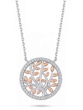 Tree of Life Necklace - 925 Sterling Silver Charmed Aroma Fall Nature 2020